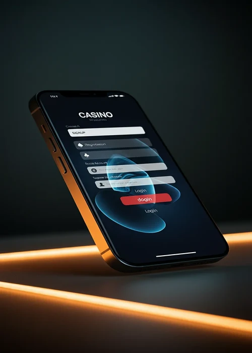 Interface inscription Instant Casino avec options Google et Twitch